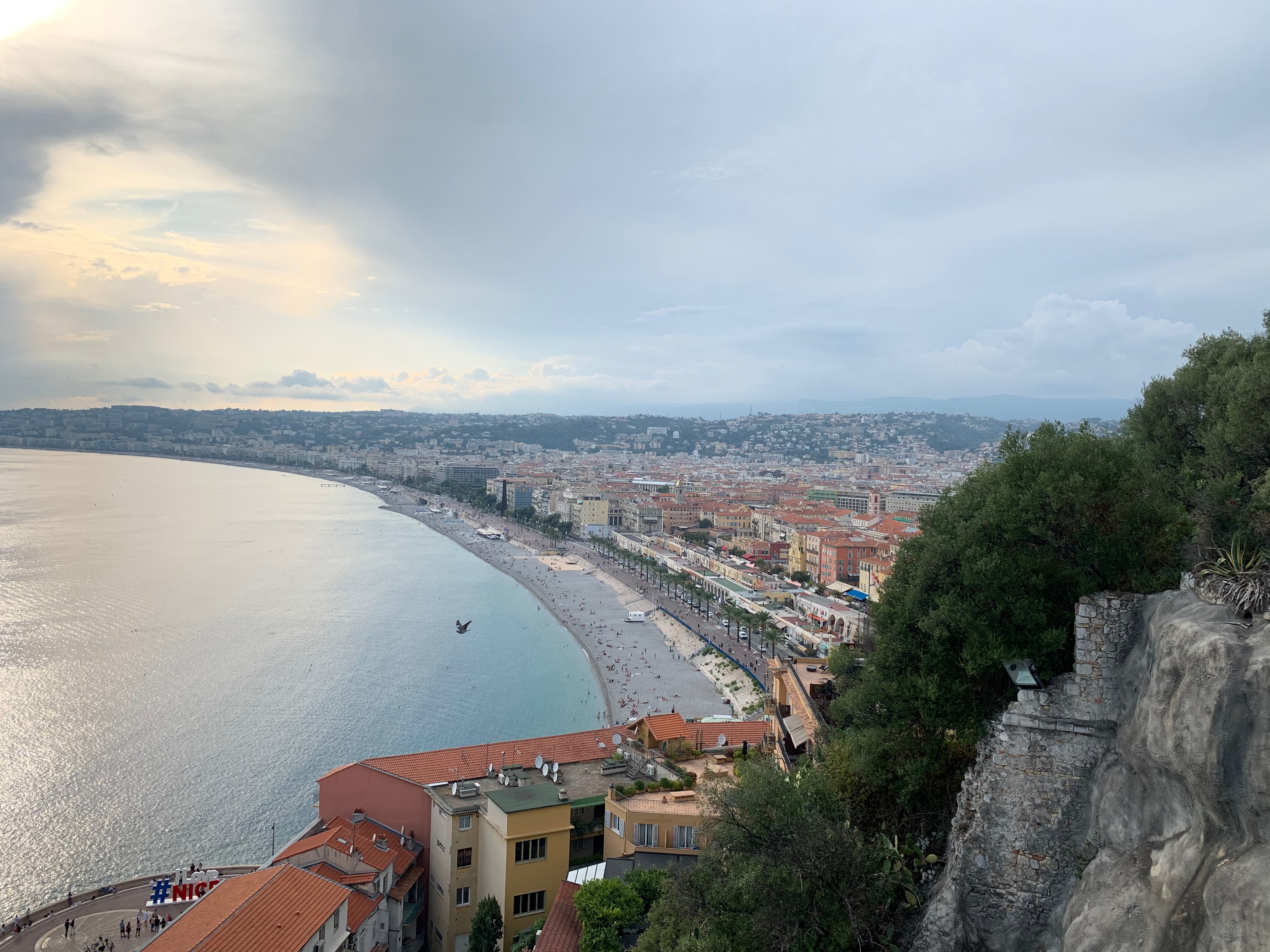 nice bay panorama dusk
