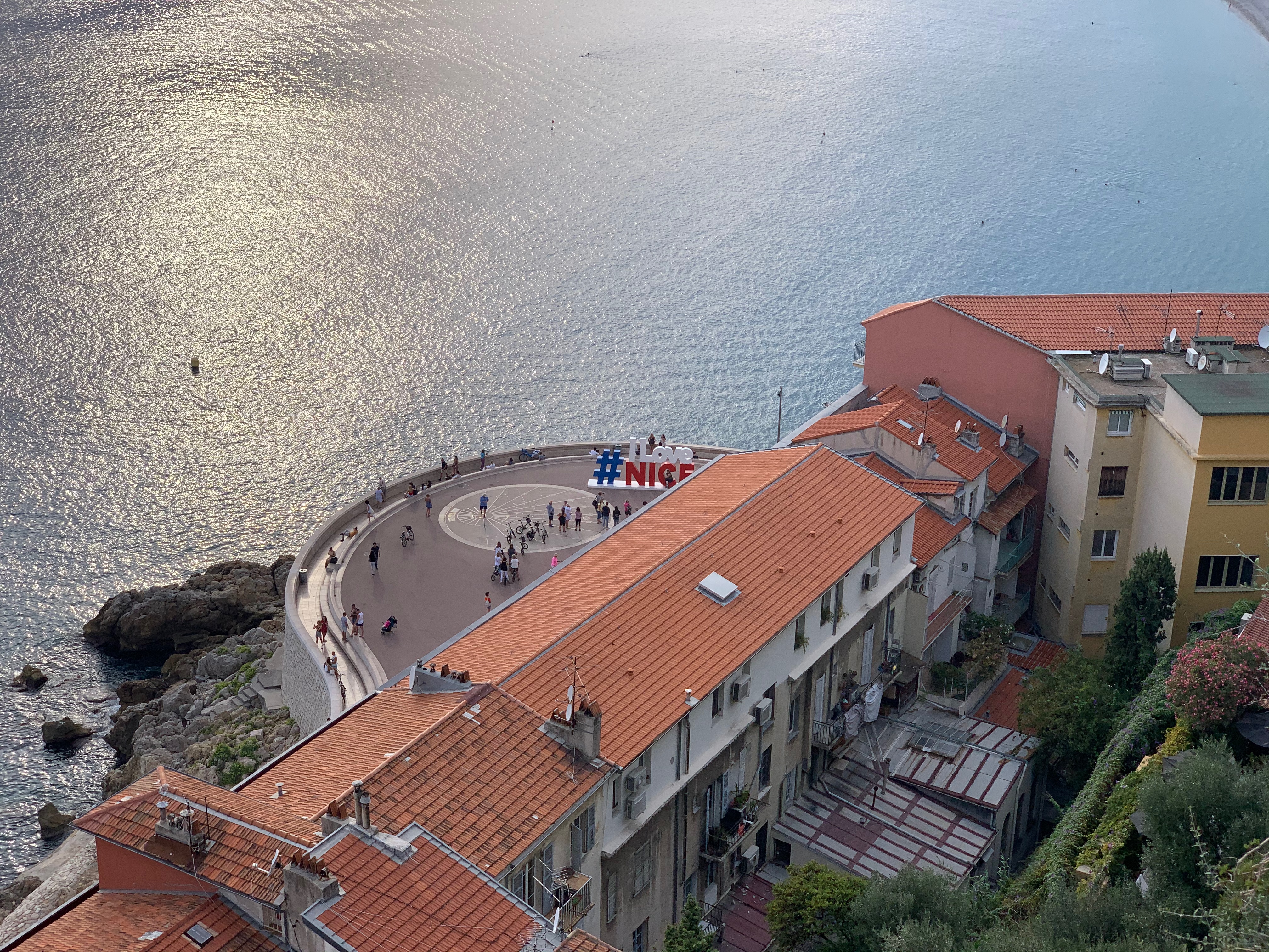 nice promenade aerial