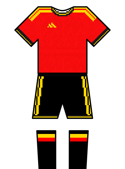 Belgium 2026 home kit — fan-drawn representation