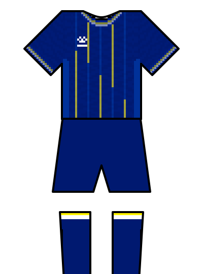 Bosnia & Herzegovina 2026 home kit — fan-drawn representation