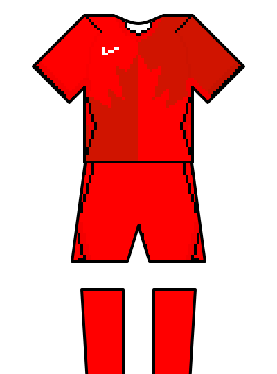 Canada 2026 home kit — fan-drawn representation