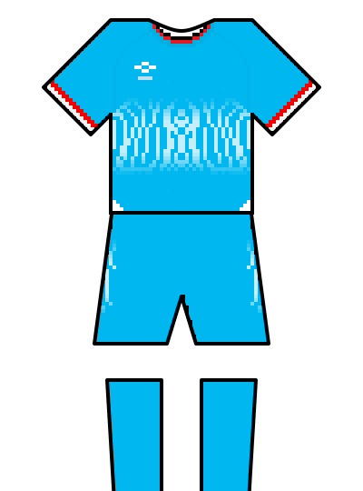 DR Congo 2026 home kit — fan-drawn representation