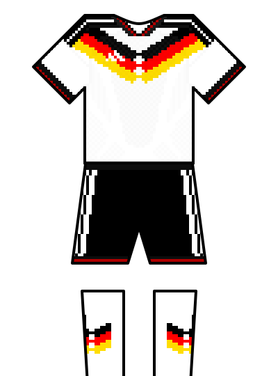 Germany 2026 home kit — fan-drawn representation