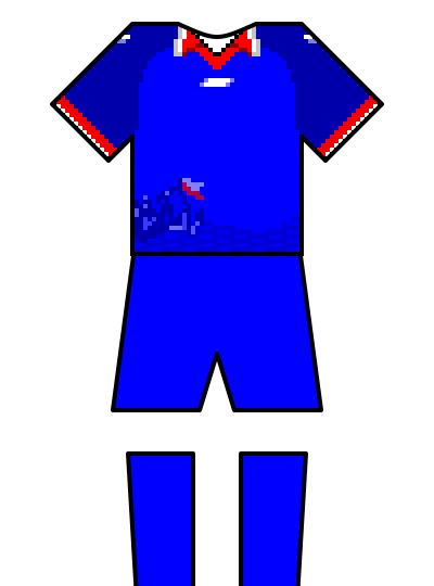 Haiti 2026 home kit — fan-drawn representation