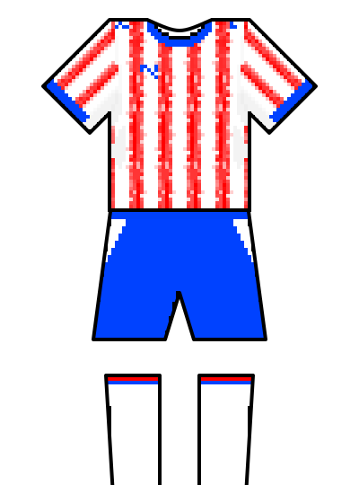 Paraguay 2026 home kit — fan-drawn representation