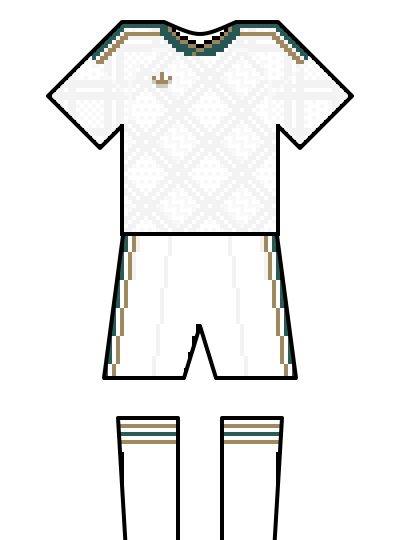 Saudi Arabia 2026 change kit — fan-drawn representation