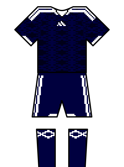 Scotland 2026 home kit — fan-drawn representation