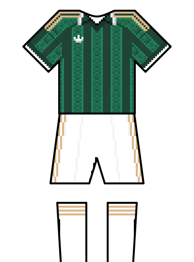 South Africa 2026 change kit — fan-drawn representation