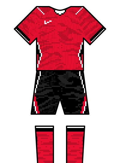 South Korea 2026 home kit — fan-drawn representation