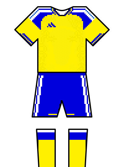 Sweden 2026 home kit — fan-drawn representation