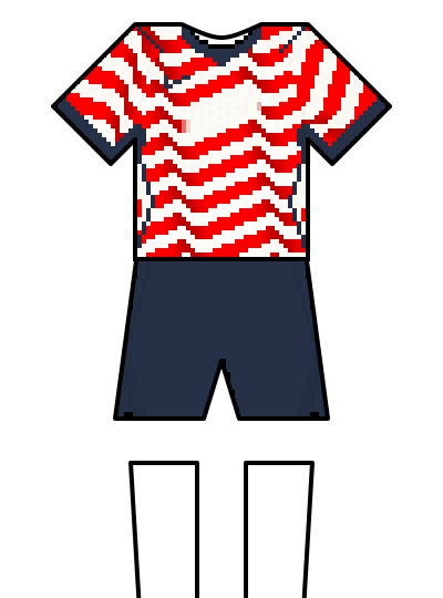 USA 2026 home kit — fan-drawn representation